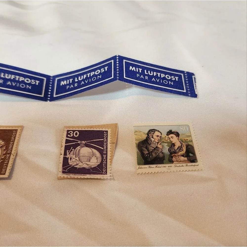 Vintage Germany Postage Stamp Collection